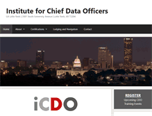 Tablet Screenshot of cdoinstitute.org